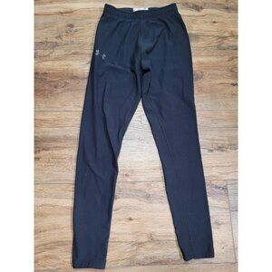 Under Armour Black Coldgear Fitted Base Leggings Pants Youth Medium 10 12